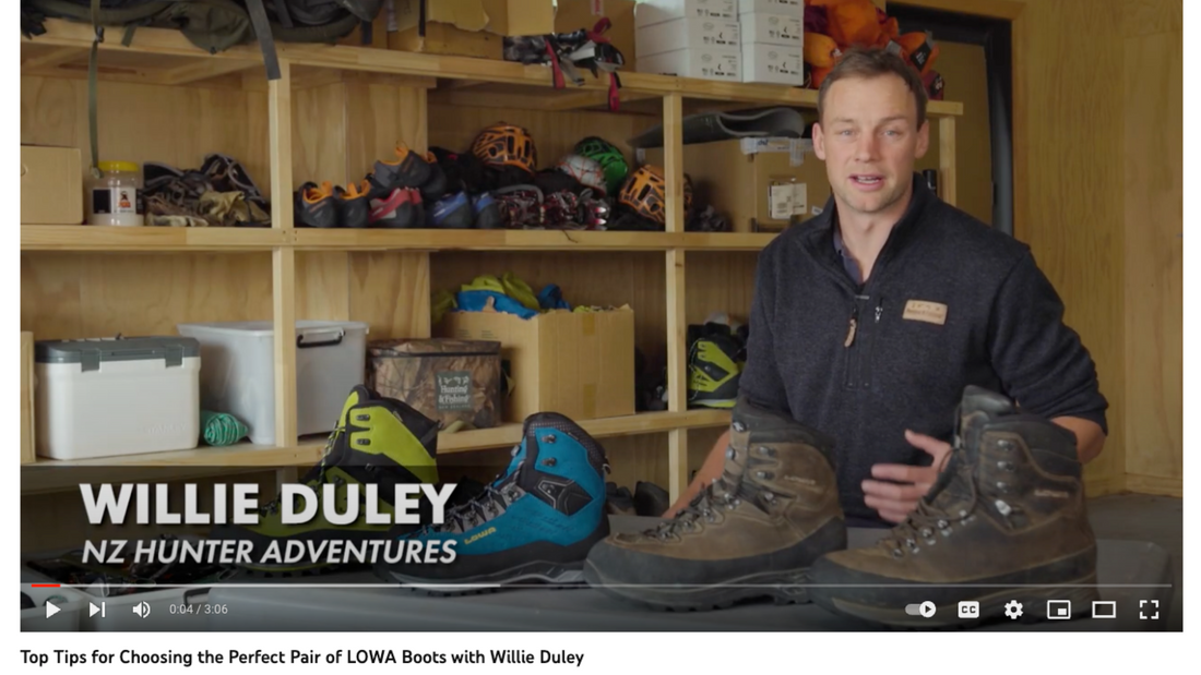Top Tips for Choosing the Perfect Pair of LOWA Boots with Willie Duley