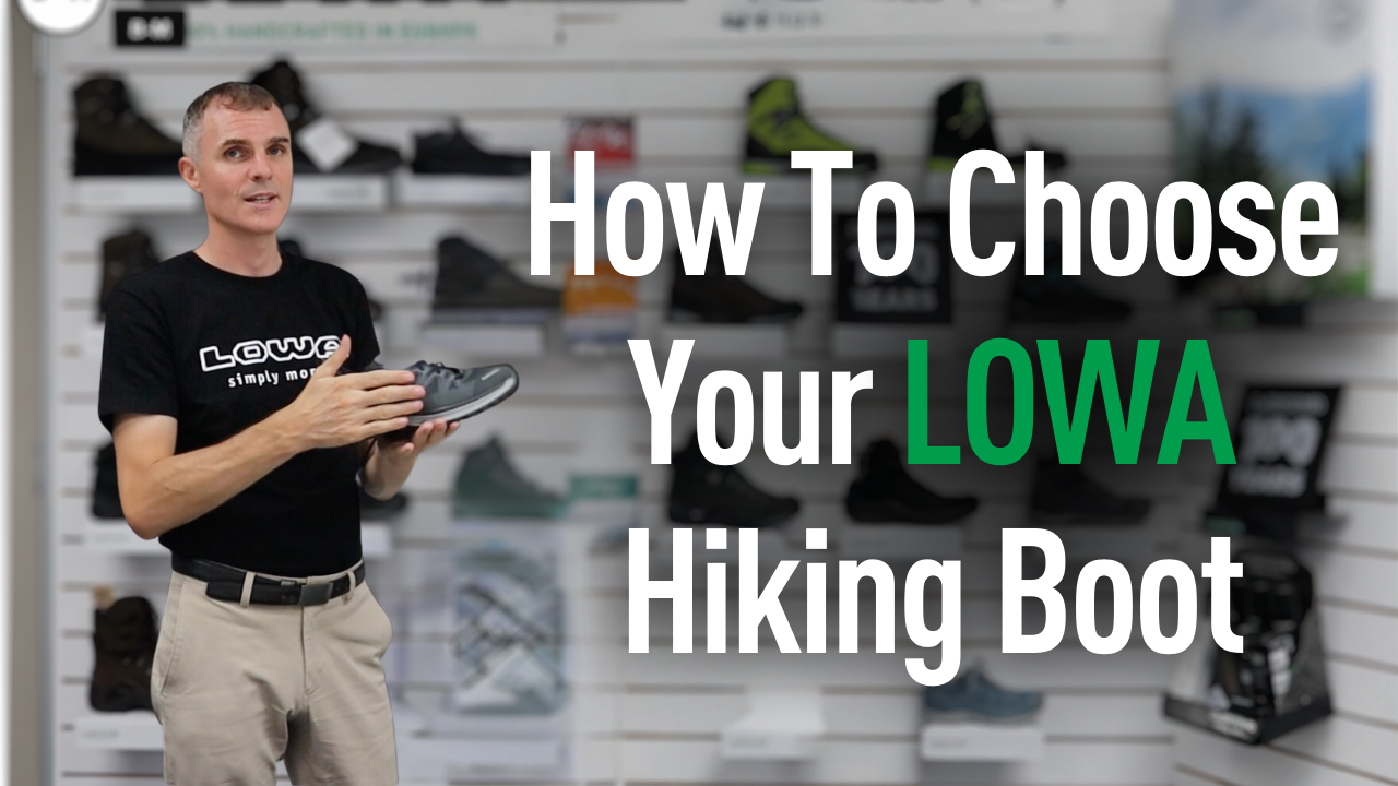Load video: How to choose your LOWA Hiking boot
